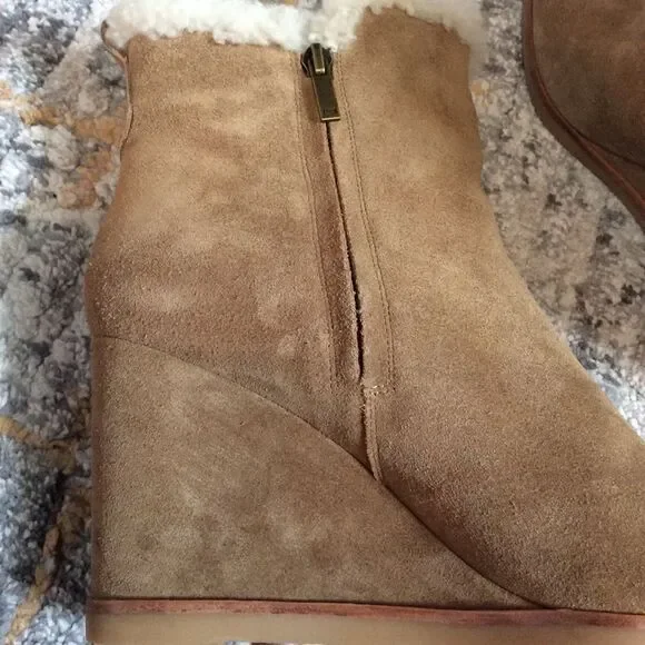 MARC FISHER LTD BRENDAN WEDGE BOOTIE! EUC! SZ 9 - Picture 5 of 11